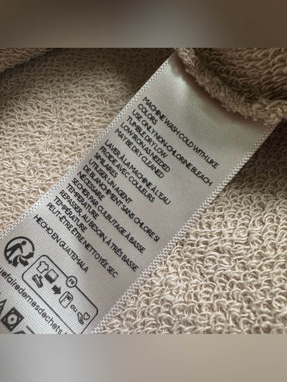Free People We The Free Yellowstone Bison Camden Sweatshirt Beige Graphic - Picture 11 of 13